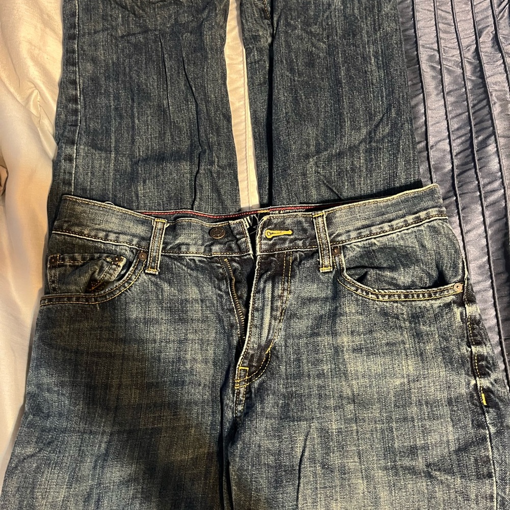 Old Navy Blue Straight Jeans Classic Style